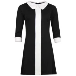 Odyssey 60s Mod Stripe Panel Dress -Fashion House Store madcap england stripe front dress black white 1 01601.1661266367