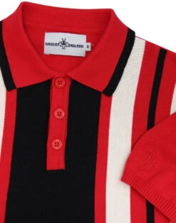 Folklore Mod Stripe Knit Polo (MO) -Fashion House Store madcap england stripe ss polo knit red 1 18949.1661268019