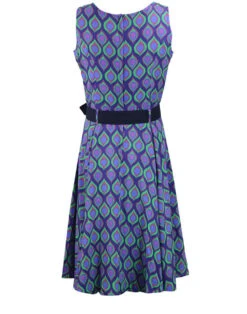 New Release -Fashion House Store madcap england teardrop print rayon dress 4 10636.1661268476