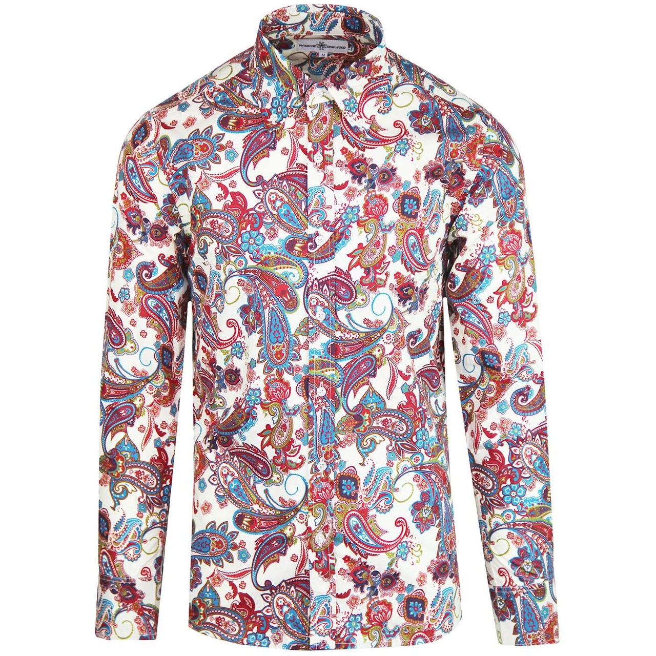 Trip Paisley Retro Mod 60s Shirt 4 Trip Paisley Retro Mod 60s Shirt - Image 2