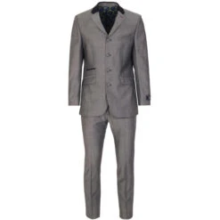 4 Button Tonic Suit Jacket (SG) -Fashion House Store madcap england velvet collar 4 btn suit grey 1 23638.1661263417