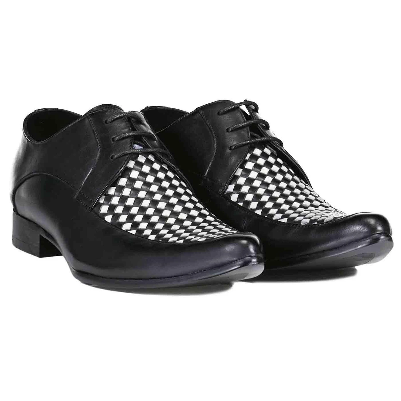 Vertical MADAP ENGLAND 2-Tone Winklepicker Shoes 3 Vertical MADAP ENGLAND 2-Tone Winklepicker Shoes