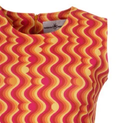 Daytripper Retro 70s Floral Dress -Fashion House Store madcap england wavy stripe retro dress 2 03020.1661262594