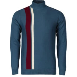 Westwood Racing Stripe Turtleneck O -Fashion House Store madcap england westwood racing jumper rollneck blue1 95348.1661260875 1