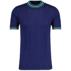 Wilson Pointelle Knit Mod Mock Turtleneck Tipped Tee In Zinfandel 26 Wilson Pointelle Knit Mod Mock Turtleneck Tipped Tee In Zinfandel -Fashion House Store madcap england wilson ss tipped knit top navy mc1041 2 60658.1693991701