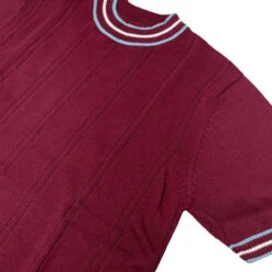 Wilson Pointelle Knit Mod Mock Turtleneck Tipped Tee In Zinfandel 19 Wilson Pointelle Knit Mod Mock Turtleneck Tipped Tee In Zinfandel -Fashion House Store madcap england wilson tipped pointelle knit tee zinfandel 4 30601.1695997132