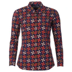 Celia MADCAP Womens Mod Penny Collar Floral Shirt -Fashion House Store madcap england womens 60s petal shirt navy 3 22798.1661263125