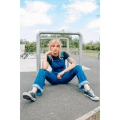 Bellbottom Blues Dungaree Flares -Fashion House Store madcap england womens flared dungarees1 60078.1661266578