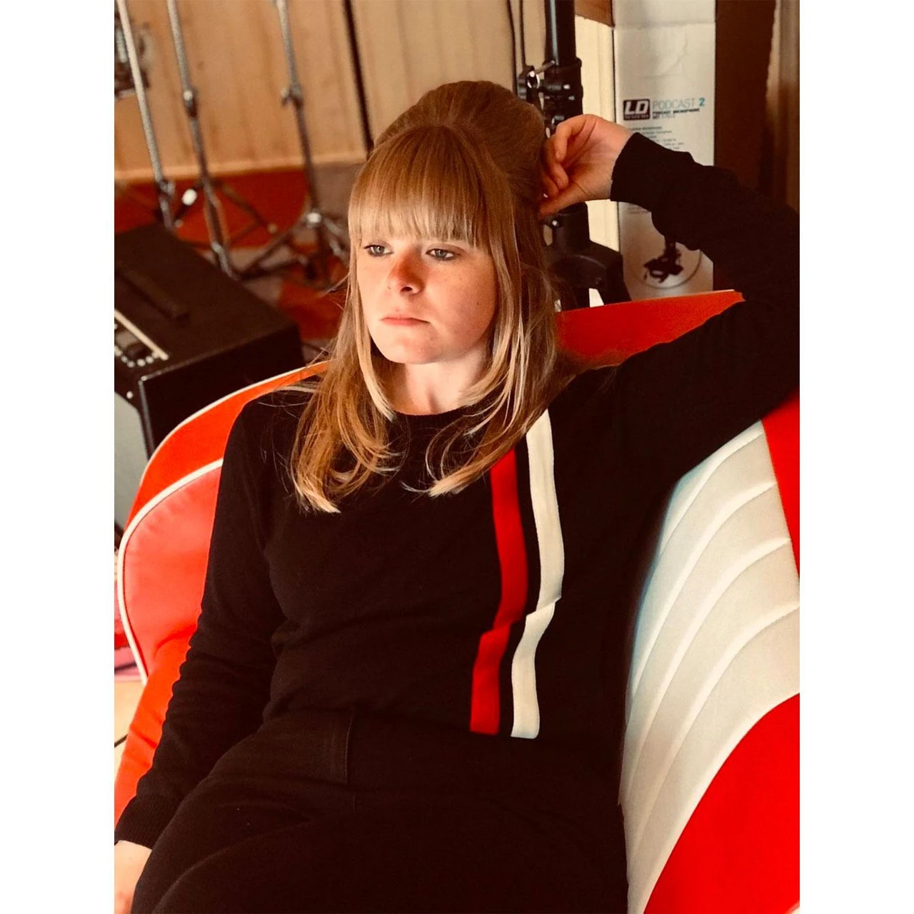 60s Mod Women's Racing Jumper WHITE 20 60s Mod Women's Racing Jumper WHITE - Image 18