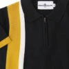 Gloria 60s Mod Zip Neck Stripe Polo -Fashion House Store madcap england womens zip neck polo black 4 43724.1661269068