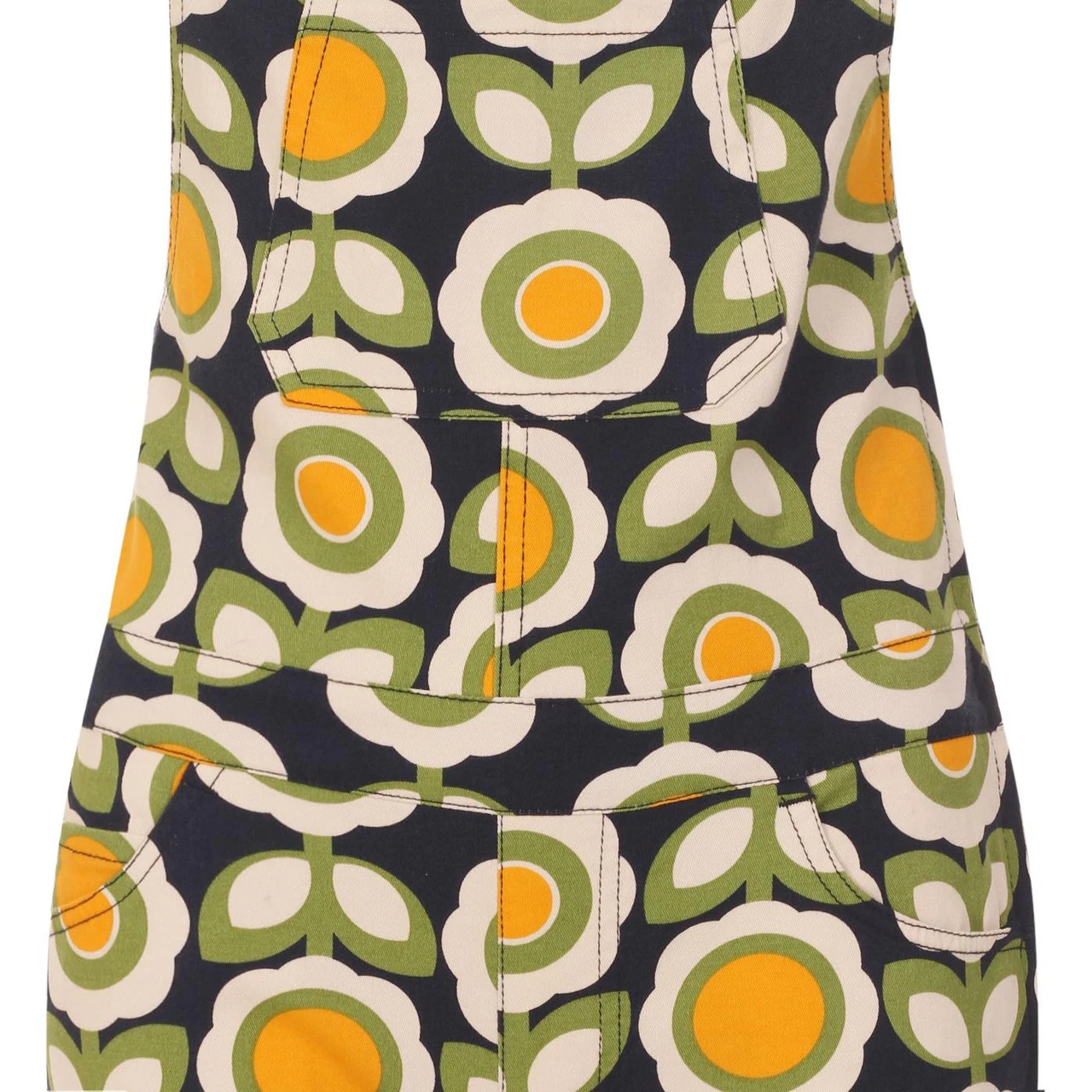 Celandine MADCAP Retro 70s Flower Dungaree Flares 7 Celandine MADCAP Retro 70s Flower Dungaree Flares - Image 5