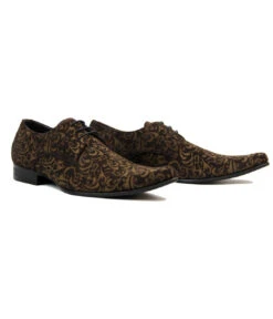 Jag Mod Paisley Winklepickers (DB) -Fashion House Store madcap jag paisley winklepickers brown2 32350.1661272404
