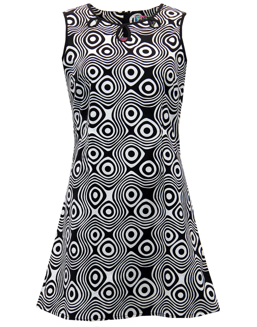 Lazy Daisy Op Art Retro Mod Dress 6 Lazy Daisy Op Art Retro Mod Dress - Image 4