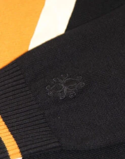 Marriott Suede Mod Polo Cardigan BG -Fashion House Store madcap marriot black close 2 40068.1661268928 4