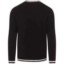 LS Moon Mod Tipped Knit Jumper (G) -Fashion House Store madcap moon longsleeve top black back 52238.1661260863 4