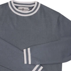 LS Moon Mod Tipped Knit Jumper B/Y -Fashion House Store madcap moon longsleeve top flintstone det2 31277.1661260835