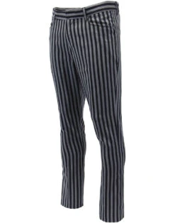Meadon Mod Boating Stripe Trousers -Fashion House Store madcap navy grey frogmouth trs 4 57846.1661271422