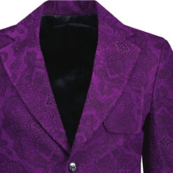 Paisley Montana Retro 70s Blazer P -Fashion House Store madcap paisley cord blazer purple detal 16662.1664290863