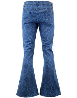 Paisley Rave 1970s Cord Bellbottoms -Fashion House Store madcap paisley denim jeans 42 80056.1661271918 1