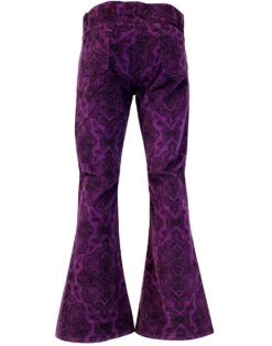 Paisley Rave Twill 70s Bellbottoms -Fashion House Store madcap paisley rave flares purple 2 78543.1661270130 3
