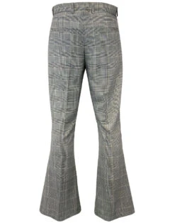 Jagger Retro POW Bellbottom Flares -Fashion House Store madcap pow check bellbottoms 1 38032.1661271878
