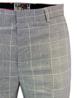 Jagger Retro POW Bellbottom Flares -Fashion House Store madcap pow check bellbottoms 4 31183.1661271875