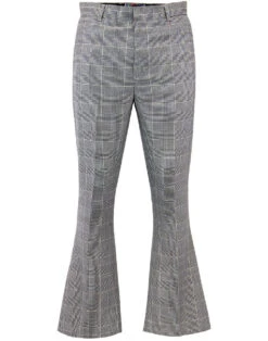 Jagger Retro POW Bellbottom Flares -Fashion House Store madcap pow check bellbottoms 5 45181.1661271873