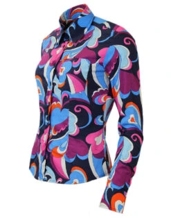 Rocket Retro Paisley Clouds Shirt