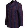 Backbeat Double Breasted Blazer (P) -Fashion House Store madcap stripe db boating blazer purple back 84726.1665050574