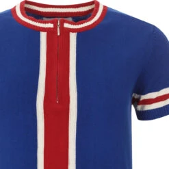 Aster 60s Mod Zip Neck Knit Dress Z