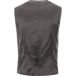 Mohair Tonic Lapel Waistcoat SILVER 7 Mohair Tonic Lapel Waistcoat SILVER -Fashion House Store madcap suit waistcoat silver back 73369.1661265098