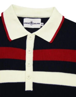 Terry Retro Mod Rib Stripe Polo WW -Fashion House Store madcap terry navy close 04031.1661268989 3