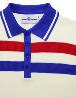 Terry Retro Mod Rib Stripe Polo WW -Fashion House Store madcap terry winter white close 26737.1661269002 3