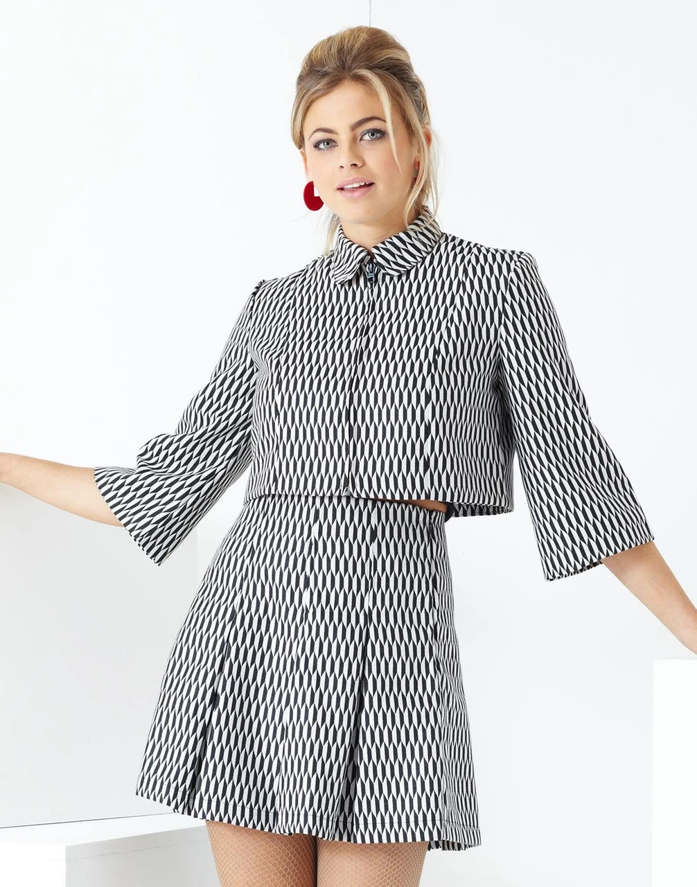 Ace 60s Flared Sleeve Bolero Jacket 20 Ace 60s Flared Sleeve Bolero Jacket - Image 18