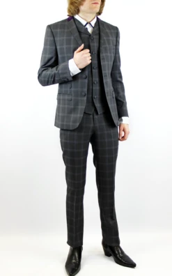 Tailored By Mod Check Suit Jacket -Fashion House Store madcap check 3 pce suit142 68991.1661273165