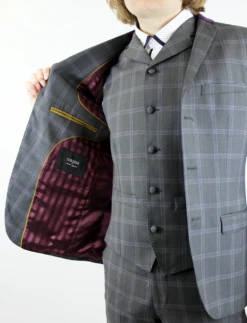 Tailored By Mod Check Suit Jacket -Fashion House Store madcap check 3 pce suit91 93741.1661273168