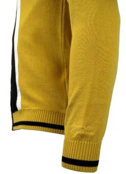 Marriott Suede Mod Polo Cardigan NS -Fashion House Store madcap england suede marriott mustard2 43490.1661272848 2