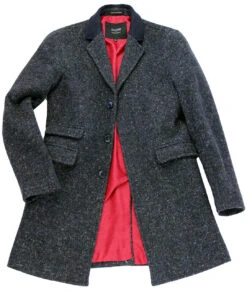 The Regent Mod Donegal Top Coat (G) -Fashion House Store madcap overcoat blue5 08086.1661273707