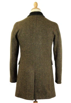 The Regent Mod Donegal Top Coat (G) -Fashion House Store madcap overcoat brown1 26382.1661273734