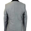 Fab 4 Button Mod Mohair Suit Jacket -Fashion House Store madcap silver mohair suit jacket2 27802.1661272974