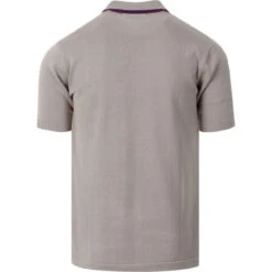 Aftermath 60s Mod Stripe Knit Polo -Fashion House Store madcapeng aftermath polo drizzle back 95967.1661264298