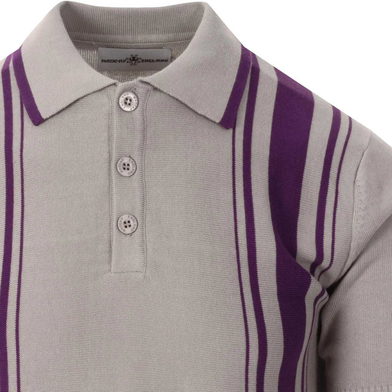 Aftermath Mod Stripe Knit Polo D/IP 3 Aftermath Mod Stripe Knit Polo D/IP