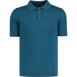 SS Brando 60s Mod Knitted Polo (MB) 20 SS Brando 60s Mod Knitted Polo (MB) -Fashion House Store madcapeng brando polo tshirt mallard front 36668.1673453126 2