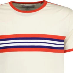 Cassette Retro 70s Stripe Tee -Fashion House Store madcapeng cassette tshirt white detail 30794.1678373638 1