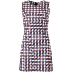 Suki 60s Circle Op Art Mod Dress -Fashion House Store madcapeng circle shift dress burg front 65279.1661264457
