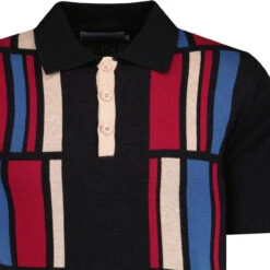 Comet Retro 60s Mod Polo Shirt (GO) -Fashion House Store madcapeng comet polo black detail 29220.1676647086 3