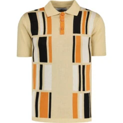 Comet Retro 60s Mod Polo Shirt (GO) -Fashion House Store madcapeng comet polo soybean front 21604.1676647915 3