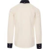 Casino Mod Two Tone BD Shirt (OW/N) -Fashion House Store madcapeng contrast shirt white back 34965.1661264587