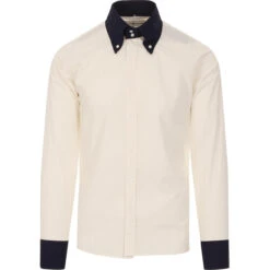 New Release -Fashion House Store madcapeng contrast shirt white front 10493.1661264586