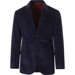 Hemmings Mod Cord 3 Button Blazer N -Fashion House Store madcapeng cord blazer navy front 92500.1661263917
